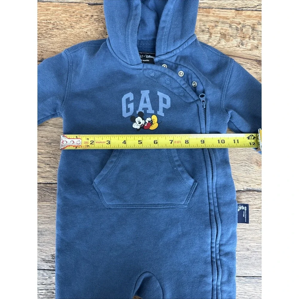 Baby Gap x Disney Baby Mickey Mouse One-Piece Bodysuit Sizes 6-12 Months